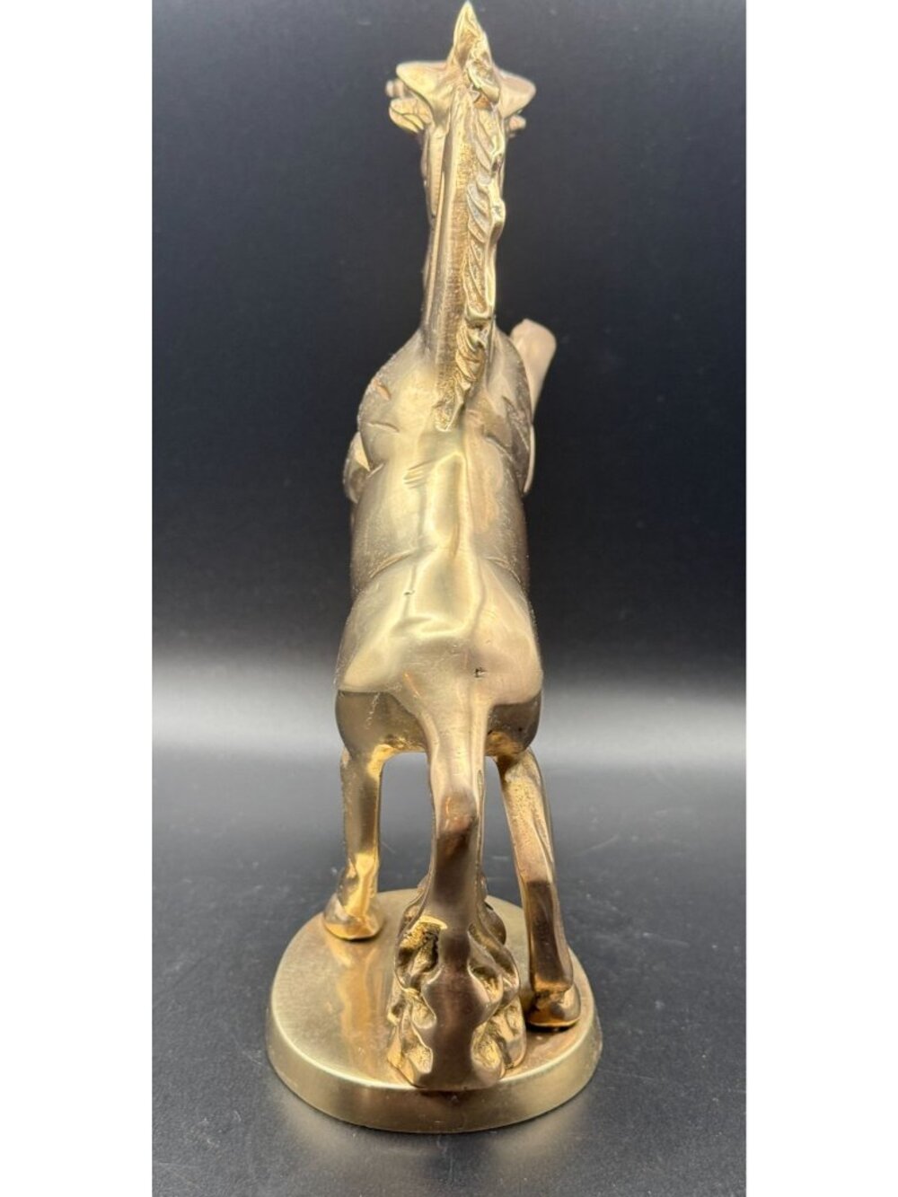 Vintage Solid Brass Unicorn Figurine - Picture 4 of 4